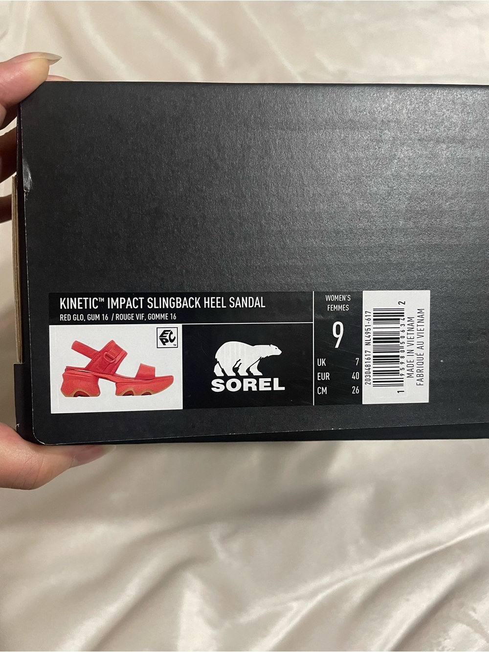 Sorel Red Platform Sandals - Picture 7 of 7